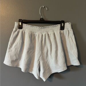 Aeropostale Women's Ribbed Light Blue Athletic Shorts